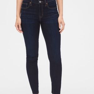 GAP 1969 True Skinny Dark Wash Denim Jeans